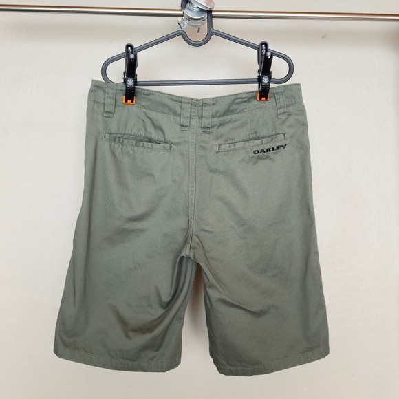 Vintage Y2K Oakley Olive Green Shorts - Picture 1 of 12